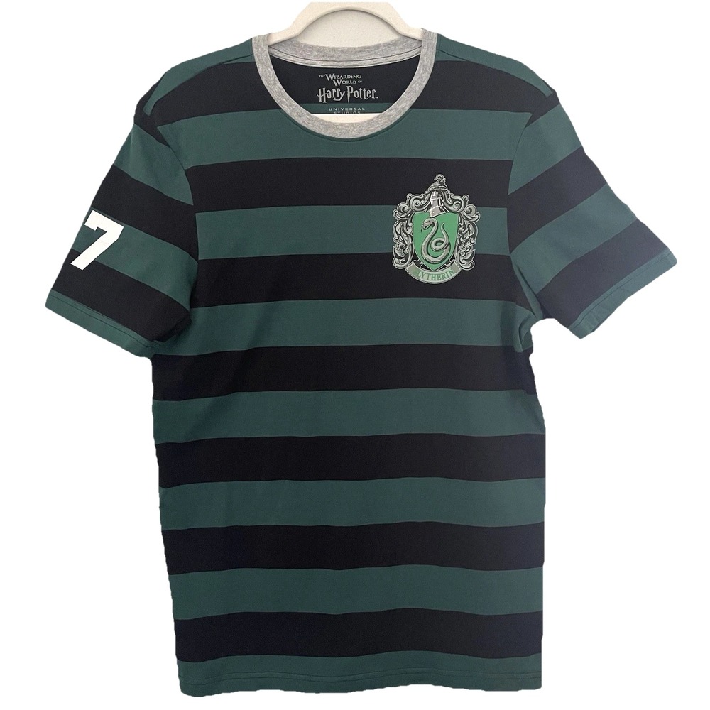 Harry Potter Shirt Size Small Slytherin Crest 07 Official Univeral Studios NWT
